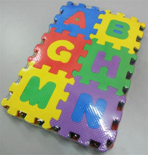 BongBongIdea: EVA PUZZLES MAT (SMALL) - 36 PCS ALPHABETS AND NUMBERS PACK