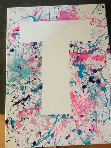 jackson pollock canvas for kids | Splatter art, Diy canvas art, Splatter paint canvas