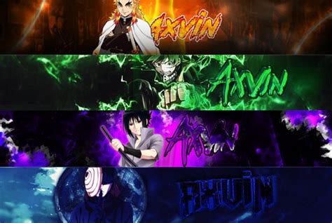 Cool Collection Of Youtube Banner Anime Background Full HD Download