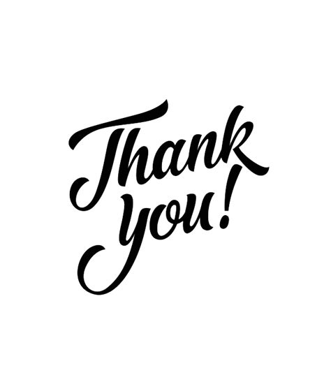 Thank You PNG Images Transparent Background | PNG Play