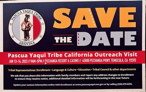 Pascua Yaqui Tribe California Outreach Visit