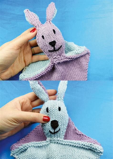 Patron doudou pour tricoter un lapin - Marie Claire