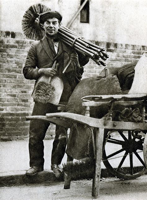 London in the 1920's-chimney sweep | As coal fires were comm… | Flickr