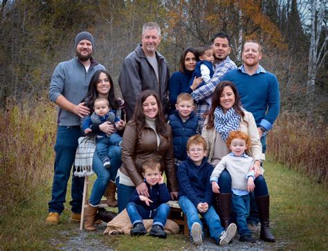 Fall Family Photo by Cheryl Ritchie Photography (c) Blue, grey, brown and cream colours ...