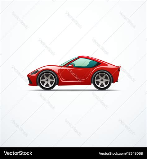 Cartoon sport car Royalty Free Vector Image - VectorStock