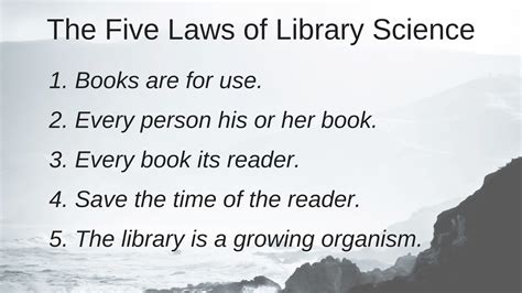 Read On! The Five Laws – Pryor Public Library