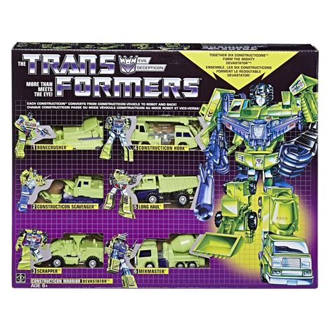 $ 99.99 | Transformers Vintage G1 Constructicon Devastator 6 Figure ...