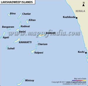 Lakshadweep Administrative Map