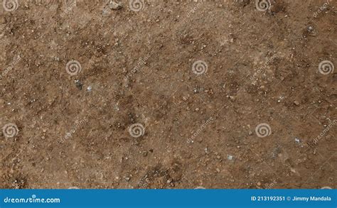 Dry Brown Dirt Road Texture, on a Hot Day Stock Image - Image of ...