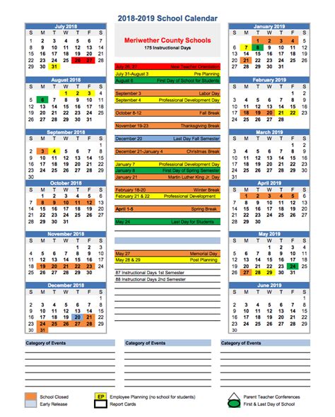 Marion County Calendar - CountyCalendars.net