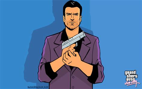 GTA VC Beta Tommy Vercetti Artwork Restore by marmakar on DeviantArt