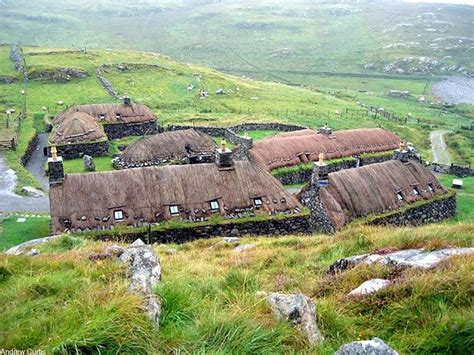 Traditional Scottish “Blackhouse” Village Was Once Empty, But Now Serves As Historic Inn – Dusty ...