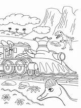 Dinosaur Train Coloring Page Conductor sketch template