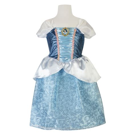 Disney Princess Cinderella Dress Costume Perfect for Party, Halloween Or Pretend Play Dress Up ...