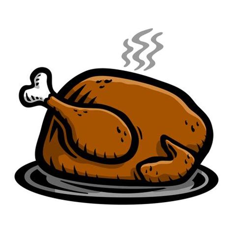 Cooked Turkey 553164 Vector Art at Vecteezy