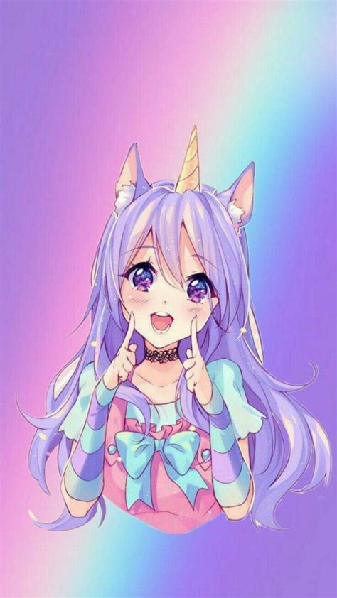 Unicorn Anime Girl Wallpapers - Top Free Unicorn Anime Girl Backgrounds - WallpaperAccess