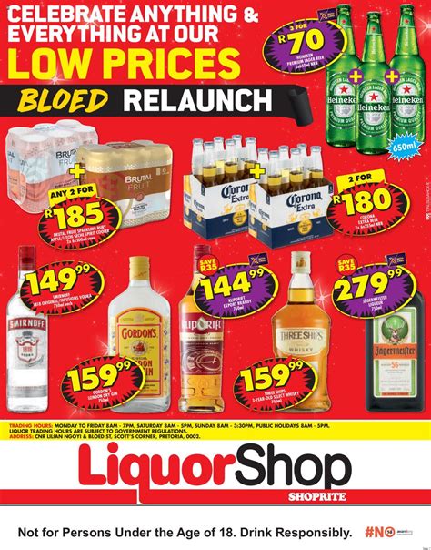 Shoprite Gauteng - LiquorShop Bloed Leaflet 20/03 - 07/04/2024