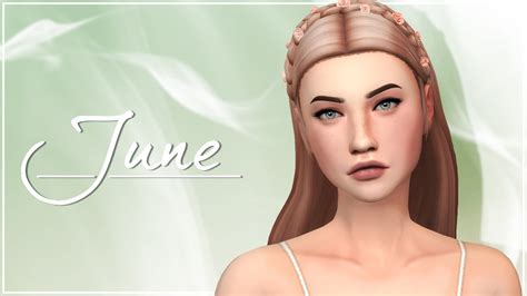 June The Sims 4 Create A Sim Cc List And Sim | CLOOBX HOT GIRL