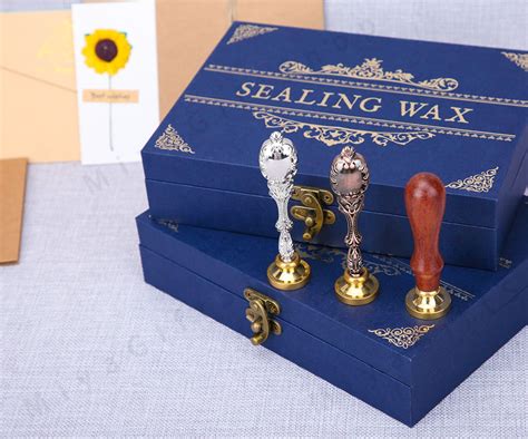 Custom Wax Seal Stamp Kit Sealing Wax Stamp Wax Seal Kit | Etsy