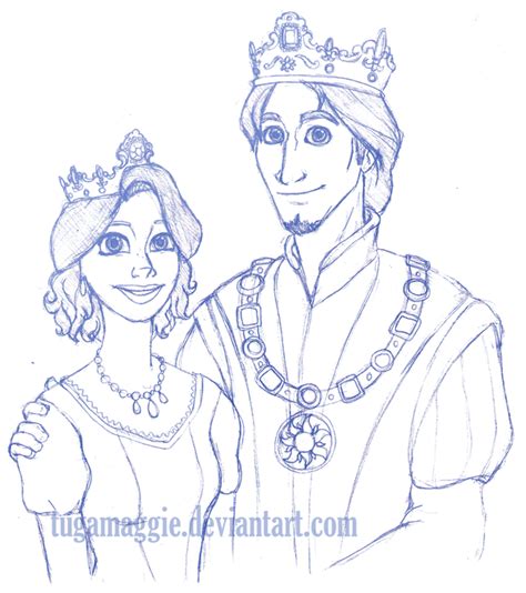 King And Queen Sketch at PaintingValley.com | Explore collection of ...