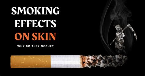 Smoking effects on skin: Why do they occur? | Sri Ramakrishna Hospital