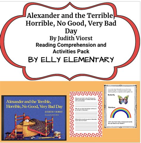 ALEXANDER & THE TERRIBLE, HORRIBLE, NO GOOD, VERY BAD DAY: LESSONS ...