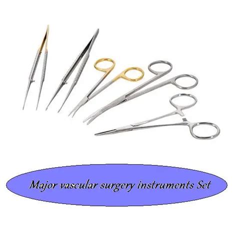 Major Vascular Surgery Instruments Set - Buy Major Vascular Surgery ...