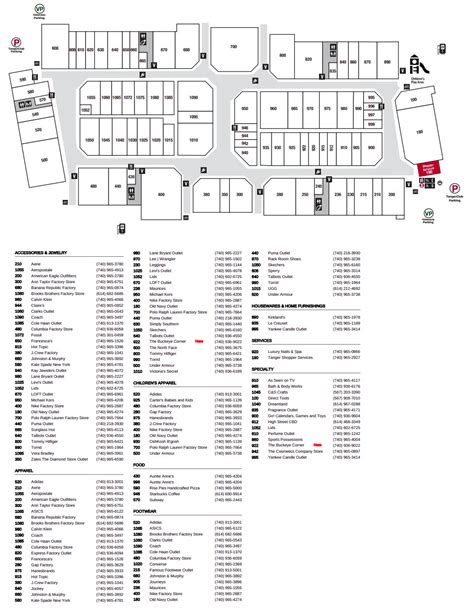 Tanger Outlets Jeffersonville Ohio Map - Map