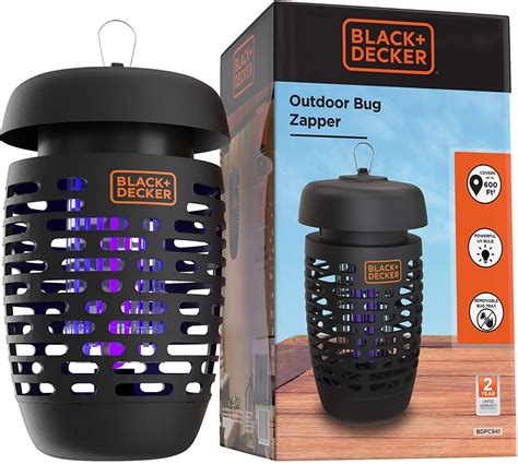 BLACK+DECKER Bug and Fly Zapper, Mosquito Attractant Killer and Fly Trap Pest Control for All ...