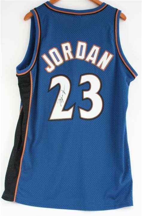 Autographed Michael Jordan, #23 Wizards Jersey