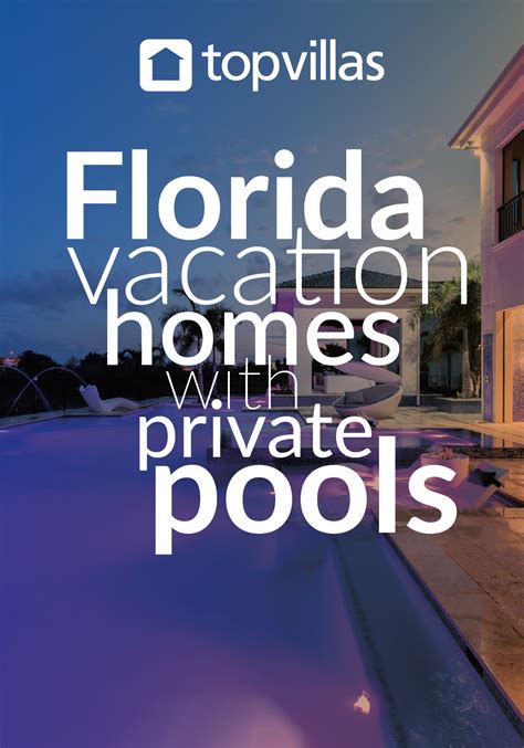 Florida vacation homes with private pools... | Vacation home rentals, Florida vacation rentals ...