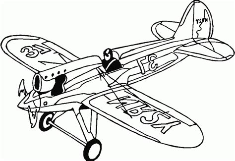 Coloring Page Airplane - 96+ SVG PNG EPS DXF in Zip File