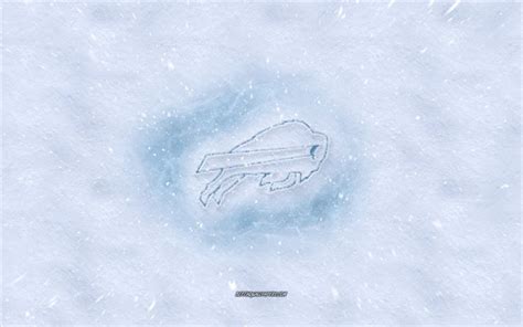 Download wallpapers Buffalo Bills logo, American football club, winter concepts, NFL, Buffalo ...