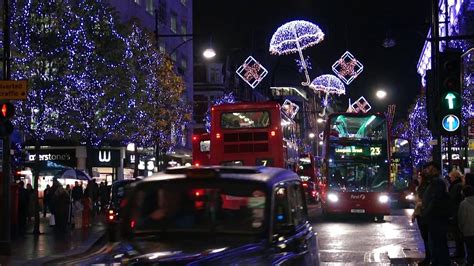 Christmas Lights and Decorations in London, UK - YouTube