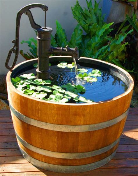 Water Fountain Pump | eBay | Wine barrel garden, Wine barrel water feature, Backyard water fountains