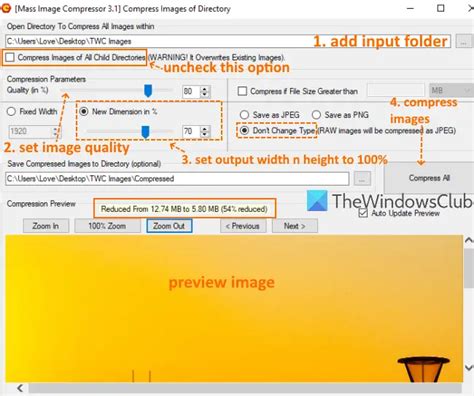 Best Image Compressor and Optimizer software for Windows 11/10