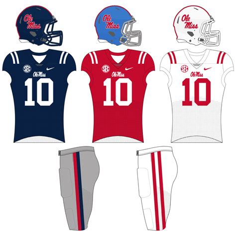 Ole Miss Football, Ncaa Football, College Football, Nfl, Ole Miss Rebels, Football Uniforms ...