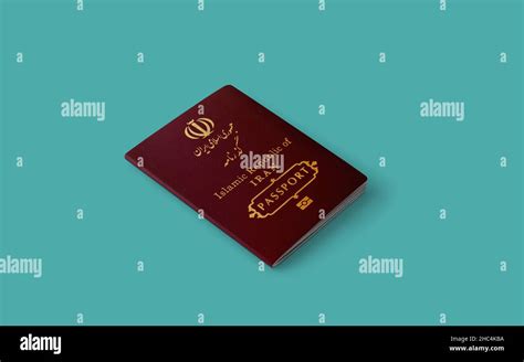 Iranian passport,Official Passport of Iran Stock Photo - Alamy