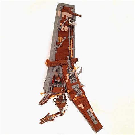 The Awesome Steampunk Star Wars Starships and Vehicles Built with LEGO Bricks | Gadgetsin