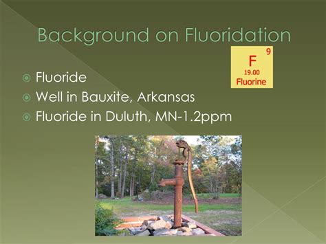 Fluoridation Levels in the Public Water Supply in Duluth, MN - ppt download