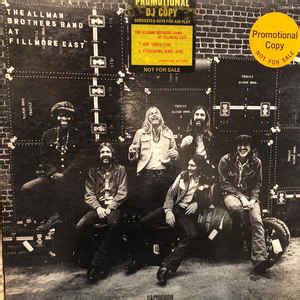 The Allman Brothers Band – The Allman Brothers Band At Fillmore East (1971, RI, Vinyl) - Discogs