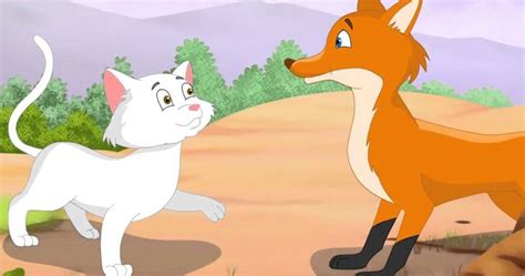 Cat and The Fox Story : Moral Stories for Kids - Moral Stories For Children