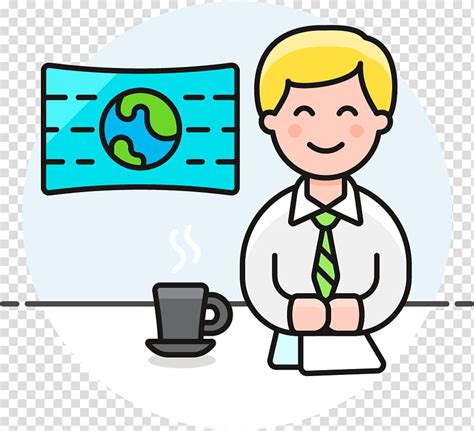 Reporter Cartoon Image : Download this transparent cartoon female ...