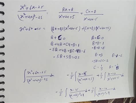 X+6x-25 dx, (vi) (+4x)-25