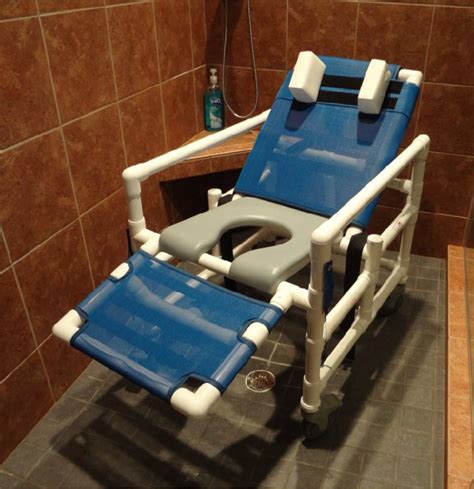 Designed for large roll-in showers the ICC Reclining Shower Chair offers a multi-position ...