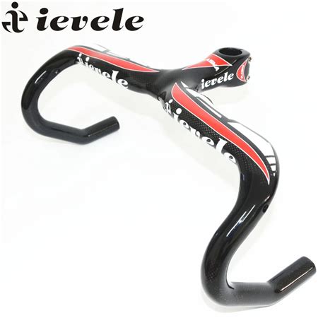 ievele Full Carbon Fiber Road Bicycle Integrated Handlebar with 28.6mm ...