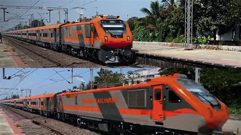 Amrit Bharat Express | Brand new Amrit Bharat Express at 130kmph Vande Sadharan train # ...