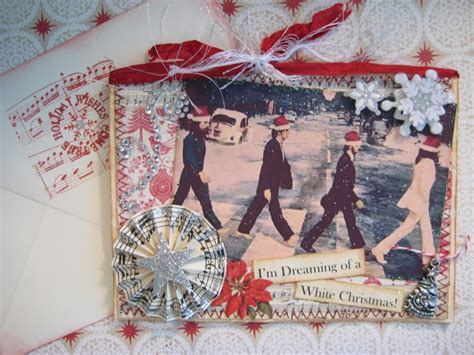 Beatles Abbey Road Christmas Card I'm Dreaming of a White