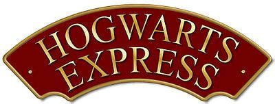 Hogwarts Express Railway Train Sign, Metal composite shaped sign, Personalised | Harry potter ...