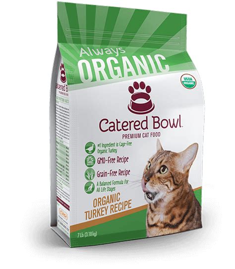 Organic Turkey Premium Dry Cat Food – Catered Bowl